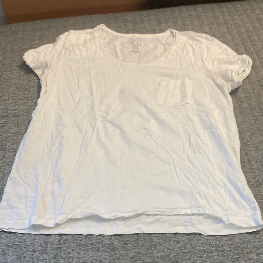 White Relaxed Short Sleeve T-Shirt